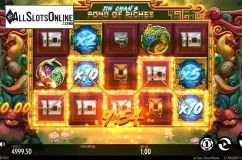 Win Screen 2. Jin Chan’s Pond of Riches from Thunderkick