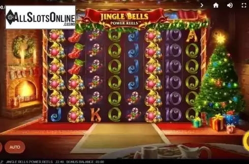 Reel Screen. Jingle Bells Power Reels from Red Tiger