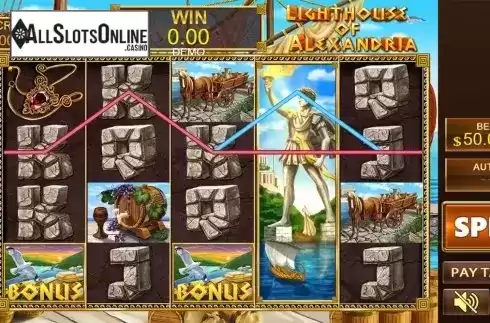 Game workflow . Lighthouse of Alexandria from PlayStar