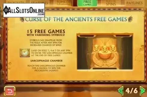 Paytable 4. Pharaoh's Treasure Deluxe from Playtech