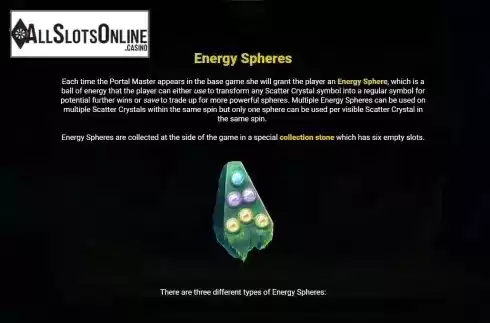 Energy sphere screen