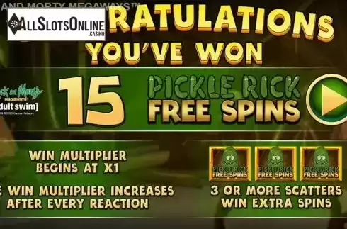 Free Spins 1. Rick and Morty Megaways from Blueprint