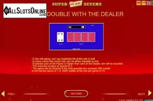 Gamble 1. Super Sevens Happy Wheel from Belatra Games