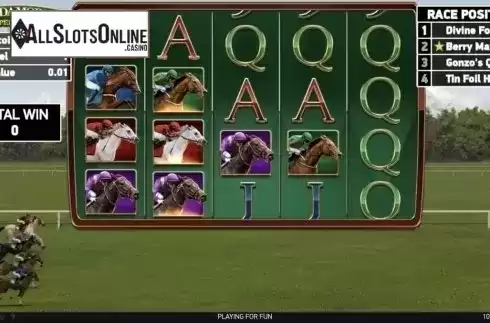 Free spins screen 1. Scudamore's Super Stakes from NetEnt