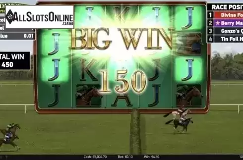 Free spins screen 3. Scudamore's Super Stakes from NetEnt