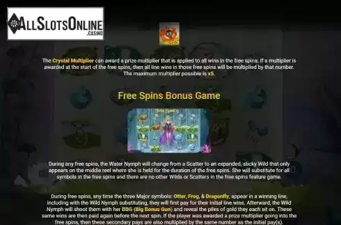 FS bonus game screen