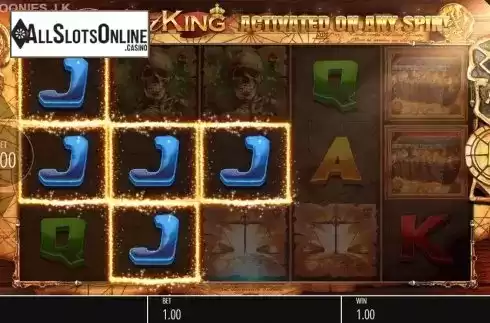 Win Screen 1. The Goonies Jackpot King from Blueprint