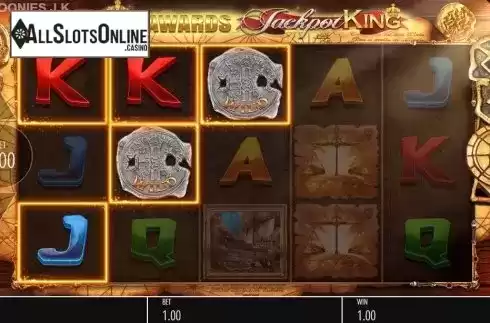 Win Screen 3. The Goonies Jackpot King from Blueprint