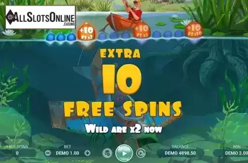 Extra Spins Win Screen