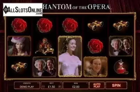 Game Workflow screen. The Phantom of the Opera (Microgaming) from Microgaming
