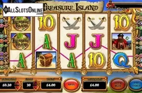 Win Screen . Treasure Island (Inspired) from Inspired Gaming
