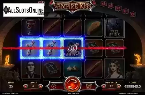 Win screen 3. Vampire Kiss (Leap Gaming) from Leap Gaming