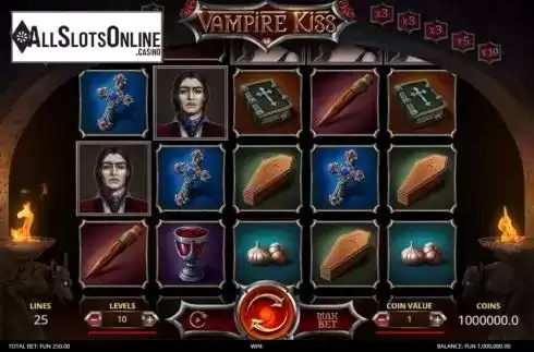 Reel Screen. Vampire Kiss (Leap Gaming) from Leap Gaming