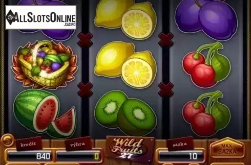 Game Screen. Wild Fruits (Apollo Games) from Apollo Games