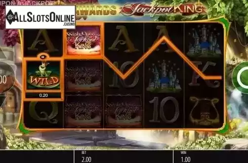 Win Screen. Wish Upon a Jackpot King from Blueprint