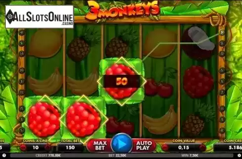 Win screen 3. 3 Monkeys (Capecod Gaming) from Capecod Gaming