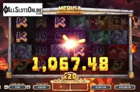 Free Spins 4. Medusa: Fortune and Glory from Dream Tech