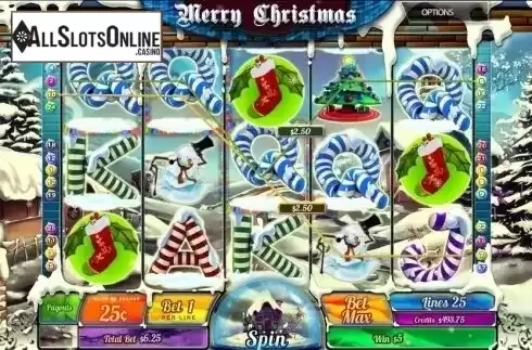 Win screen. Merry Christmas (MultiSlot) from MultiSlot