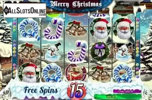 Free Spins screen. Merry Christmas (MultiSlot) from MultiSlot