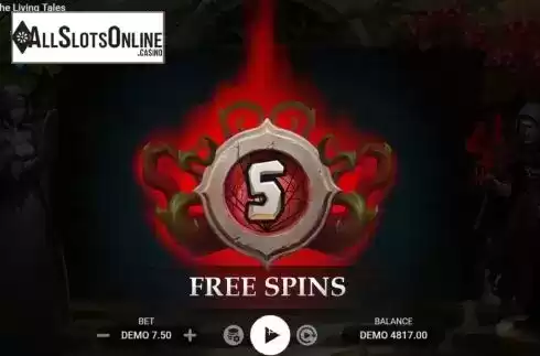 Free Spins 1. Night of the Living Tales from Evoplay Entertainment