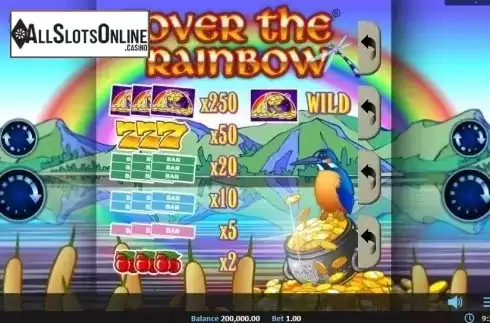 Game Screen 1. Over the Rainbow Pull Tab from Realistic