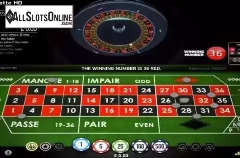 Game Screen. Auto Roulette Live (NetEnt) from NetEnt