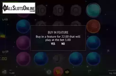 Buy Bonus screen