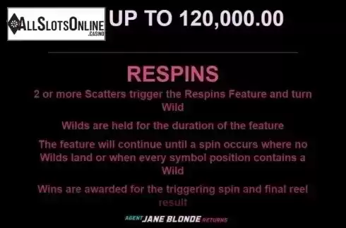 Respins. Agent Jane Blonde Returns from Stormcraft Studios