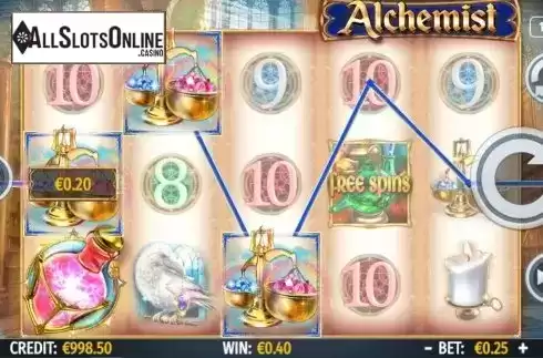 Win screen 2. Alchemist (Octavian Gaming) from Octavian Gaming