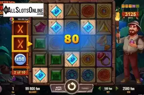 Free Spins Gameplay Screen