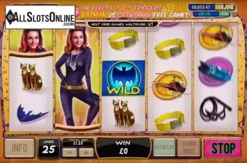 Screen2. Batman & Catwoman Cash from Playtech
