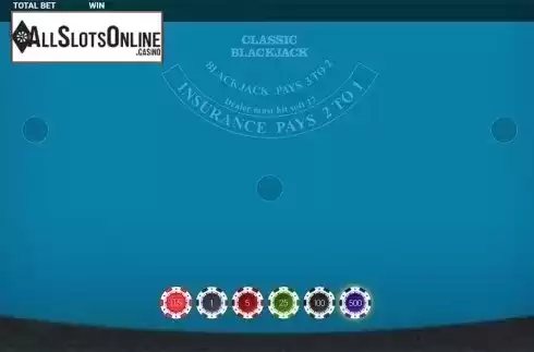 Reel screen. Blackjack Classic (OneTouch) from OneTouch