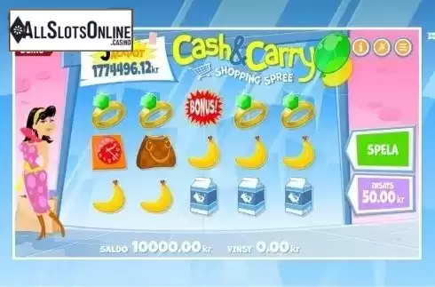 Game Workflow screen. Cash & Carry: Shopping Spree from PAF
