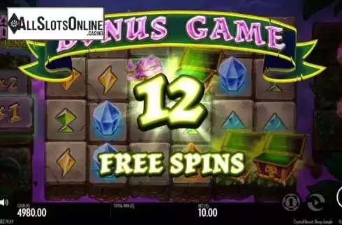 Free Spins 2. Crystal Quest: Deep Jungle from Thunderkick