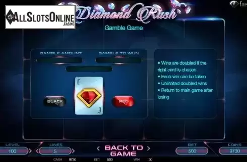 Gamble. Diamond Rush (BetConstruct) from BetConstruct