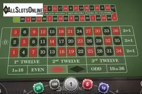 Game Screen 1. European Roulette (BGaming) from BGAMING