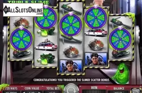 Screen 1. Ghostbusters Triple Slime from IGT
