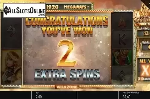 Free Spins 3. Gods of Olympus Megaways from Blueprint
