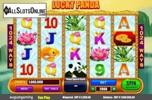 Reel Screen. Lucky Panda (August Gaming) from August Gaming