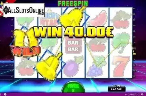 Free spins screen. Lucky Star (Capecod Gaming) from Capecod Gaming