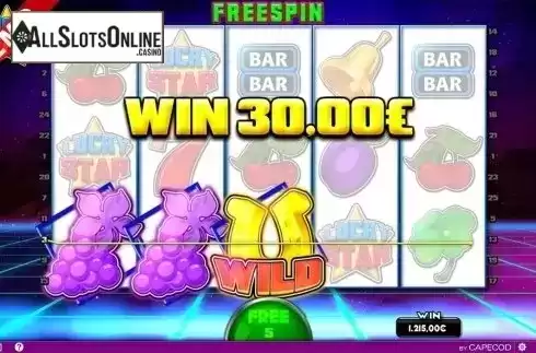 Free spins screen 2. Lucky Star (Capecod Gaming) from Capecod Gaming