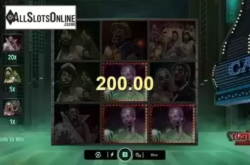 Win Screen 2. Lost Vegas Zombie Scratch from Microgaming