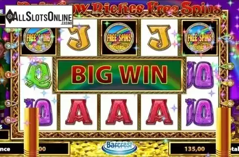 Screen 2. Rainbow Riches Free Spins from Barcrest