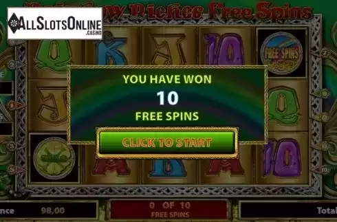Screen 4. Rainbow Riches Free Spins from Barcrest