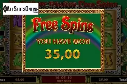 Screen 7. Rainbow Riches Free Spins from Barcrest