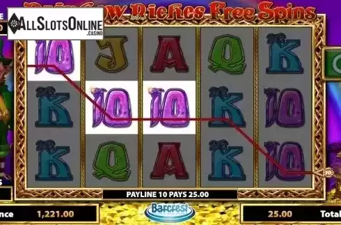Screen 8. Rainbow Riches Free Spins from Barcrest