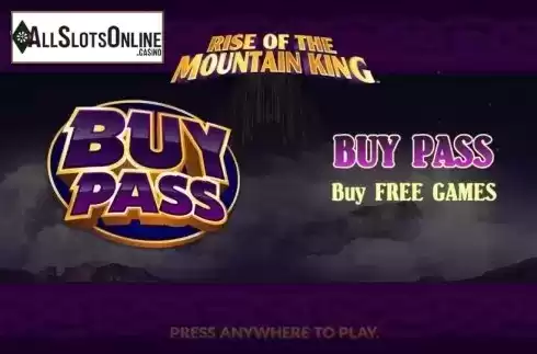 Start Screen. Rise of the Mountain King from NextGen