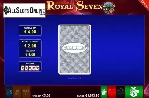 Gamble. Royal Seven GDN from Gamomat