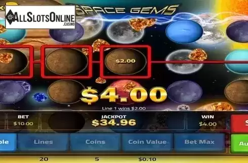 Win screen 2. Space Gems (Concept Gaming) from Concept Gaming