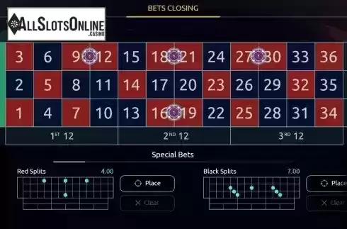 Special Bets Screen